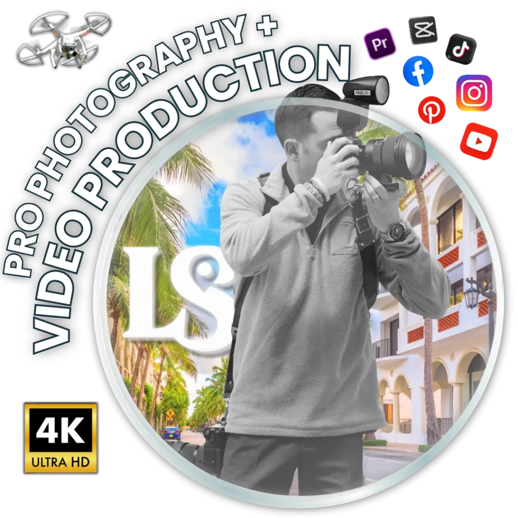 Local Social Professional On-site videographer palm beach