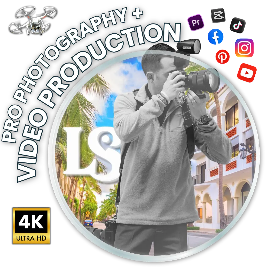 Local Social Professional On-site videographer palm beach