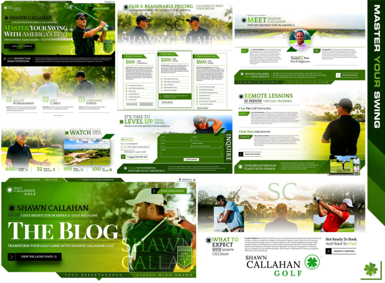 Shawn Callahan Golf Website and SEO Case Study